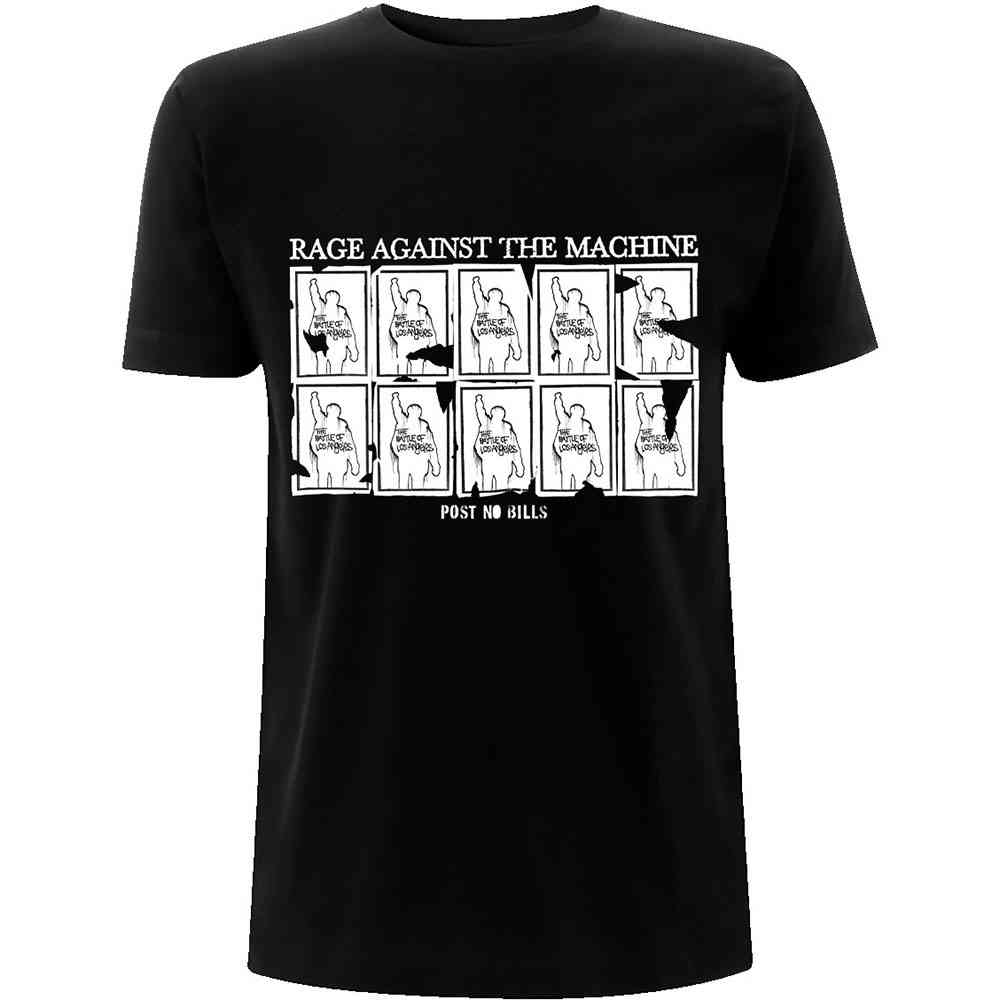 Rage Against The Machine - Post No Bills Heren Tshirt - Zwart